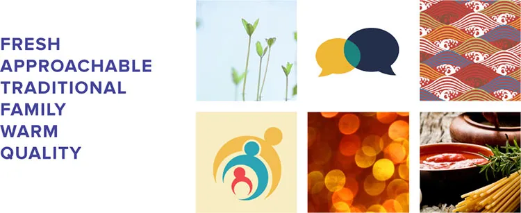an example mood board