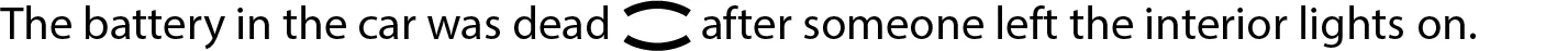 Close Up Space Symbol Example