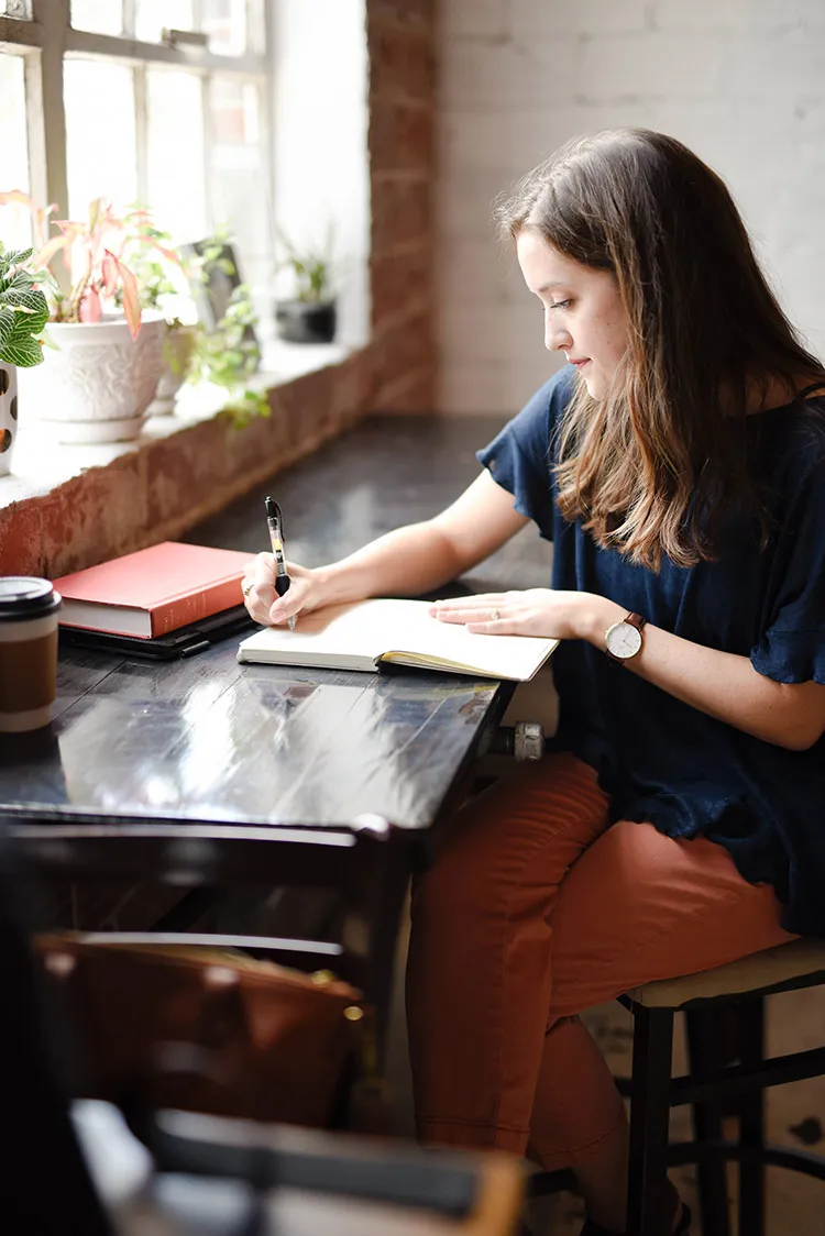 A journal helps you to develop your voice