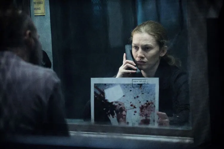  Screenshot of The Killing, starring Joel Kinnaman And Mireille Enos.