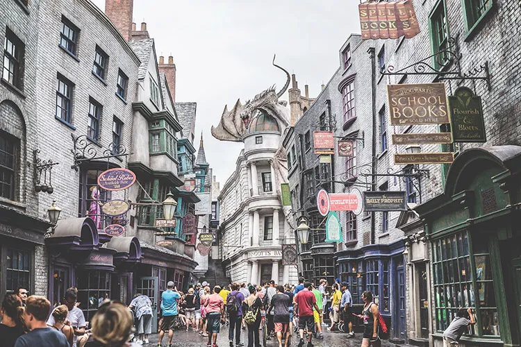 Rowling created a world that was immersive enough to be turned into a theme park.