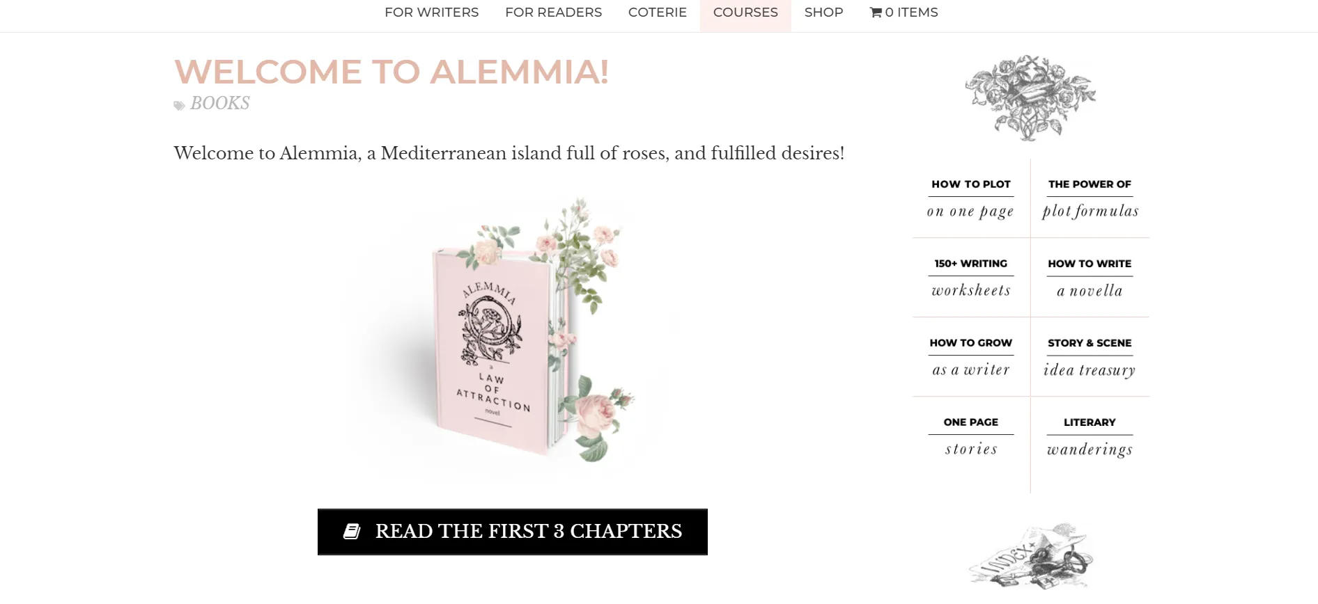 Alemmia is the story of the first summer that Lucy and her family spend on an idyllic island.