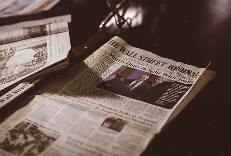 A newspaper or magazine article about a historical event would be a secondary source. However, an article about an event soon after it happened, or, even better, from a journalist who personally watched the events occur, would be a primary source.