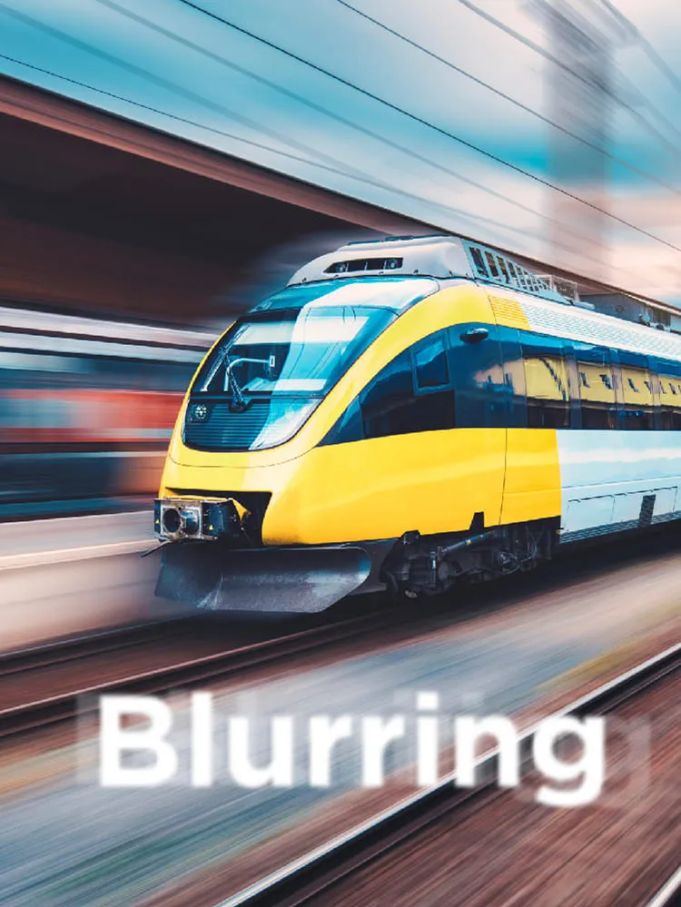 Blurring book cover example