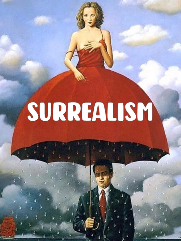 Surrealism book cover example
