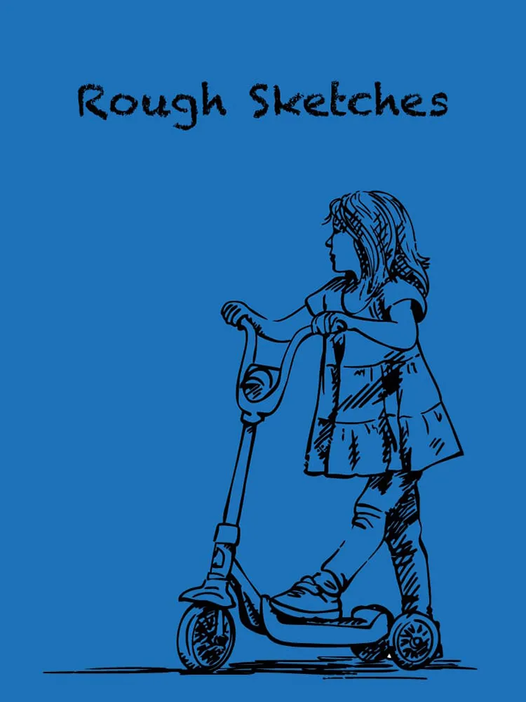 Rough sketch book cover example