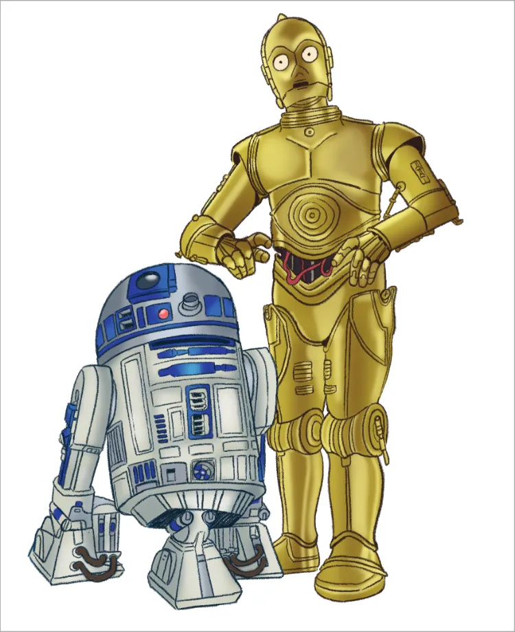 R2-D2 and C-3PO