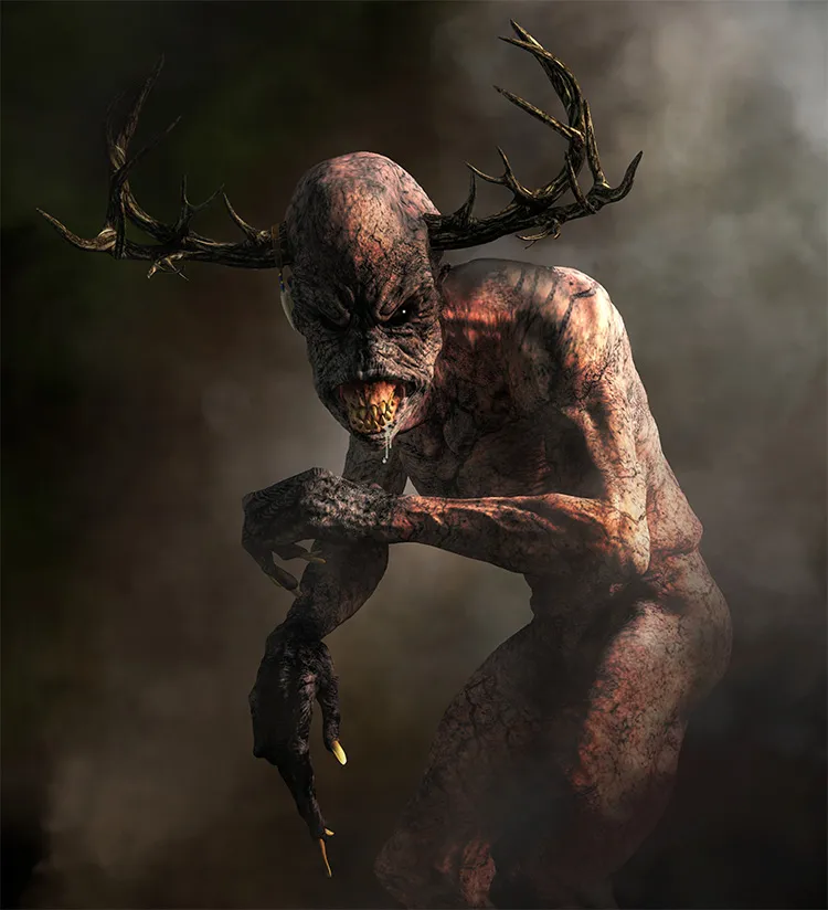 grotesque monster
