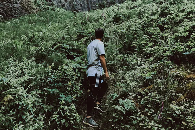 Climbing a slope