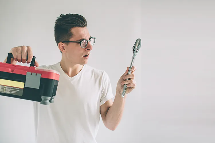 A programmer starting a plumbing project