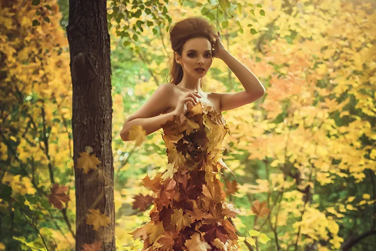 A magical character in the woods