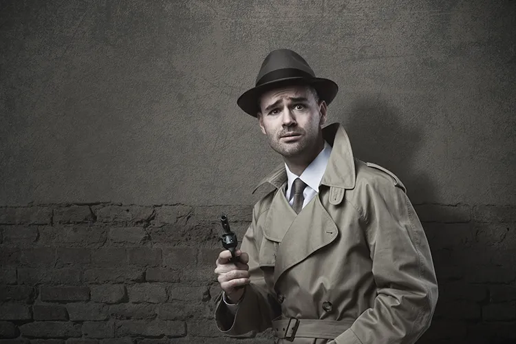 A scared and confused detective