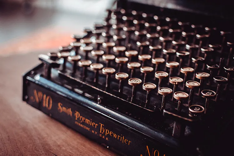 Old typewriter