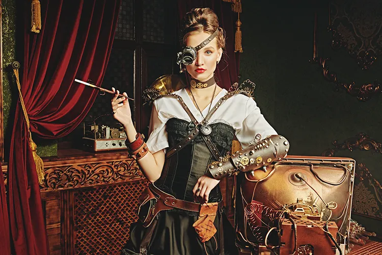 Steampunk woman