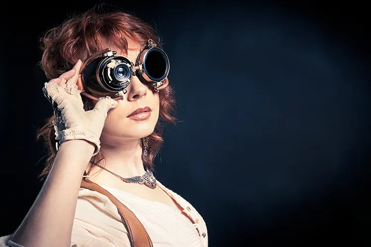 Steampunk woman